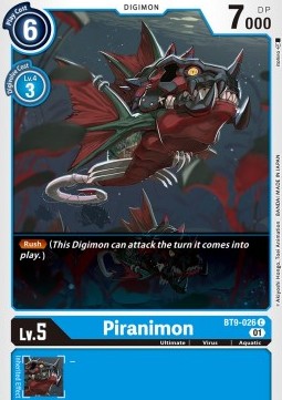 Piranimon (BT9-026) - X Record