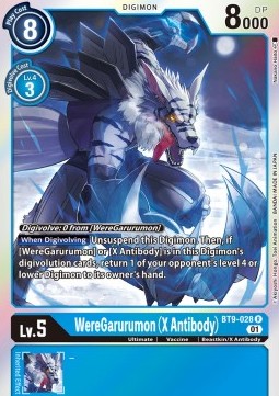 WereGarurumon (X Antibody) (BT9-028) - X Record