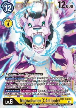 Magnadramon (X Antibody) (BT9-043) - X Record