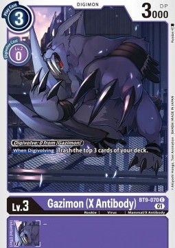 Gazimon (X Antibody) (BT9-070) - X Record