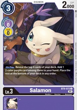 Salamon (BT9-072) - X Record