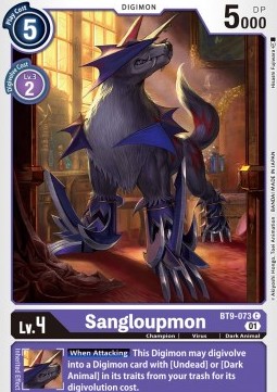 Sangloupmon (BT9-073) - X Record