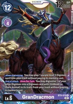 GranDracmon (BT9-079) - X Record