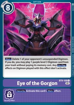 Eye of the Gorgon (BT9-108) - X Record