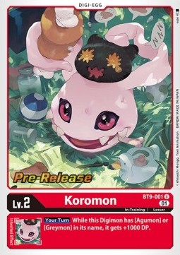 Koromon (BT9-001) (V.1) - Promos: X Record