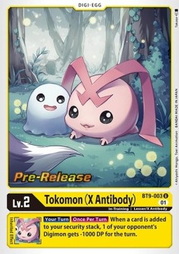 Tokomon (X Antibody) (BT9-003) (V.1) - Promos: X Record