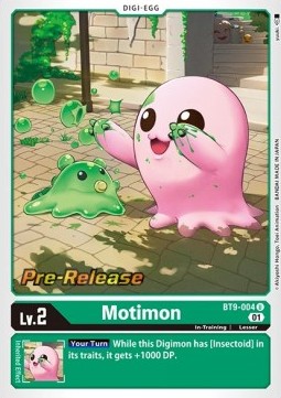 Motimon (BT9-004) (V.1) - Promos: X Record
