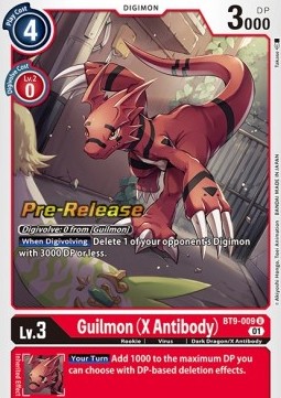 Guilmon (X Antibody) (BT9-009) - Promos: X Record