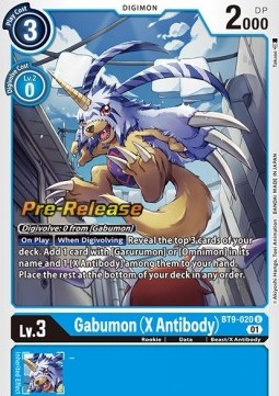 Gabumon (X Antibody) (BT9-020) - Promos: X Record