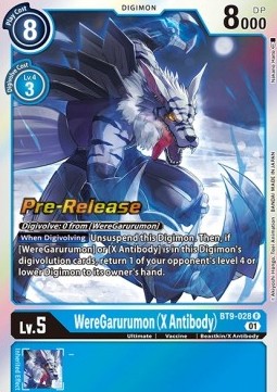 WereGarurumon (X Antibody) (BT9-028) - Promos: X Record