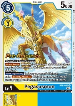 Pegasusmon (BT9-038) - Promos: X Record