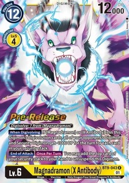 Magnadramon (X Antibody) (BT9-043) - Promos: X Record