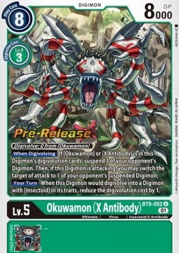 Okuwamon (X Antibody) (BT9-052) - Promos: X Record