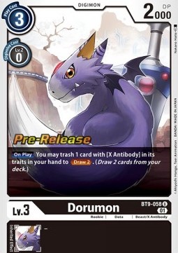 Dorumon (BT9-058) - Promos: X Record