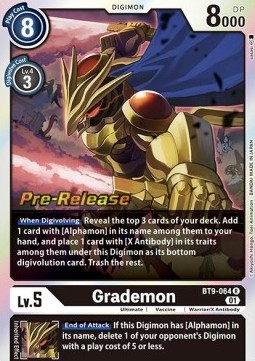 Grademon (BT9-064) - Promos: X Record