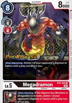 Megadramon (BT9-065) - Promos: X Record