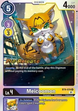 Meicoomon (BT9-074) - Promos: X Record