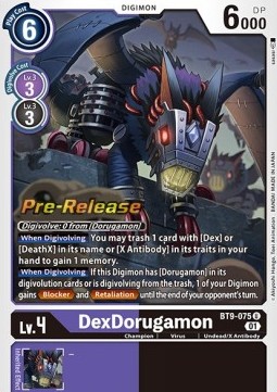 DexDorugamon (BT9-075) - Promos: X Record