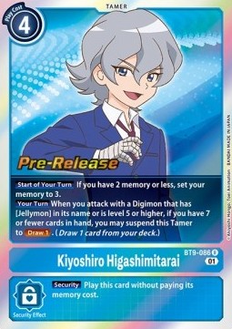 Kiyoshiro Higashimitarai (BT9-086) - Promos: X Record