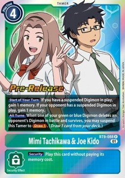 Mimi Tachikawa & Joe Kido (BT9-088) - Promos: X Record