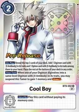 Cool Boy (BT9-092) - Promos: X Record