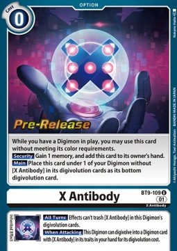 X Antibody (BT9-109) - Promos: X Record
