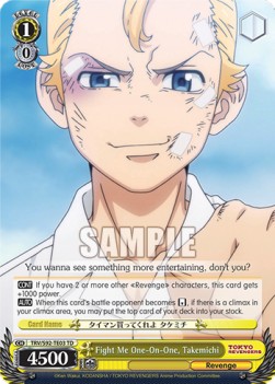 Fight Me One-On-One, Takemichi (V.1 - Trial Deck) - Tokyo Revengers