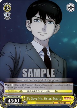 To Save His Sister, Naoto - Tokyo Revengers