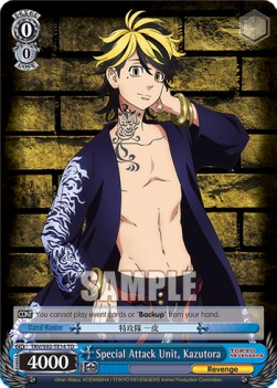 Special Attack Unit, Kazutora (V.1 - Trial Deck) - Tokyo Revengers