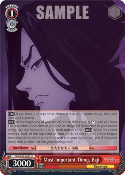 Most Important Thing, Baji - Tokyo Revengers