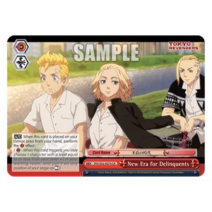 New Era for Delinquents (V.1 - Climax Rare) - Tokyo Revengers