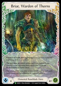 Briar, Warden of Thorns (Cold Foil) - Hero Promos
