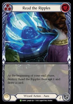 Read the Ripples (Blue) (Rainbow Foil) - FAB Promos