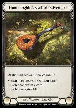 Hummingbird, Call of Adventure (Cold Foil) - FAB Promos