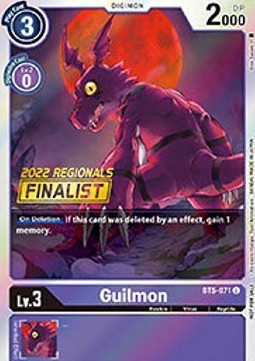 Guilmon (BT5-071) (V.2) - Championship 2022 Promos