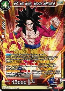 SS4 Son Goku, Senses Returned - Starter Deck: Red Rage