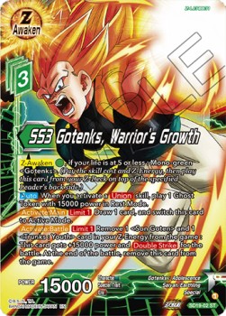 SS3 Gotenks, Warrior's Growth (V.1 - Starter Rare) - Starter Deck: Green Fusion