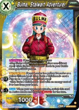 Bulma, Stalwart Adventurer - Starter Deck: Yellow Transformation