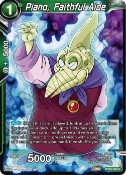Piano, Faithful Aide - Dawn of the Z-Legends