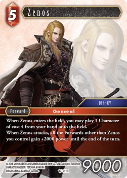Zenos (17-011) - Rebellion's Call