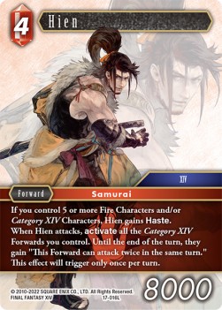 Hien (17-016) - Rebellion's Call