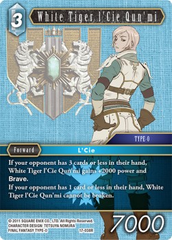 White Tiger l'Cie Qun'mi (17-038) - Rebellion's Call