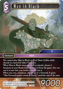 Man in Black (17-096) (V.1) - Rebellion's Call