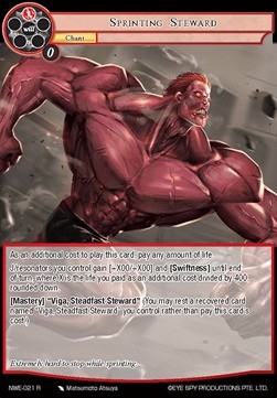 Sprinting Steward - A New World Emerges...