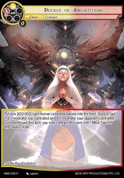 Decree of Absolution // Messiah (V.1 - Rare) - A New World Emerges...