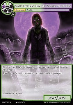 Zombie Returning from the Paramita of the Dead - A New World Emerges...