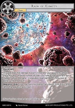 Rain of Comets - A New World Emerges...