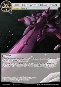 The Flight of the Demon Sword // Laevateinn Chronogear - A New World Emerges...
