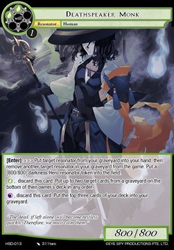 Deathspeaker Monk - Starter Deck: Asuka