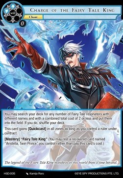 Charge of the Fairy Tale King - Starter Deck: Aristella